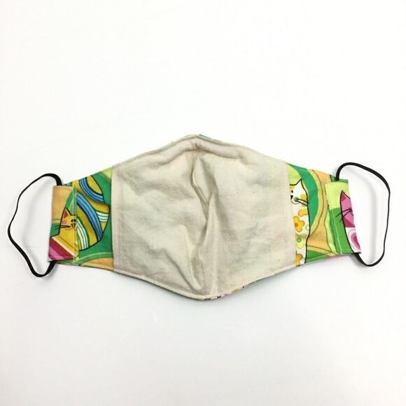 2/$15 - Cat Mask, Green Face Mask with Cats, Filti Filter - Picture 4 of 13